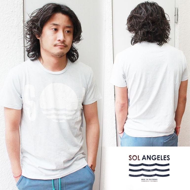 SOL ANGELES　ソル・エンジェルス Tシャツ メンズ 半袖　グレー | SOL ANGELS | 01