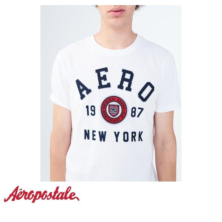 エアロポステール aeropostale エアロ ポステール Tシャツ 半袖Tシャツ サーフブランド サーフ系 ブランド サーファー アメカジ ファッション ホワイト | AEROPOSTALE | 01