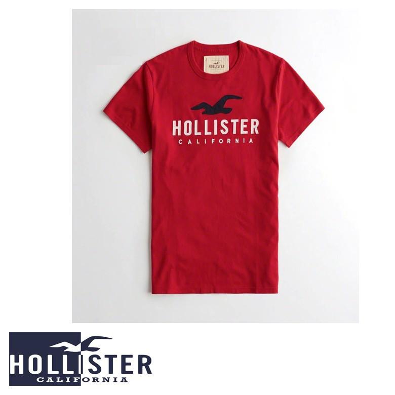 ホリスター Hollister Tee Tシャツ メンズ 半袖 レッド Hco 18tee003 Maroon 通販 Yahoo ショッピング