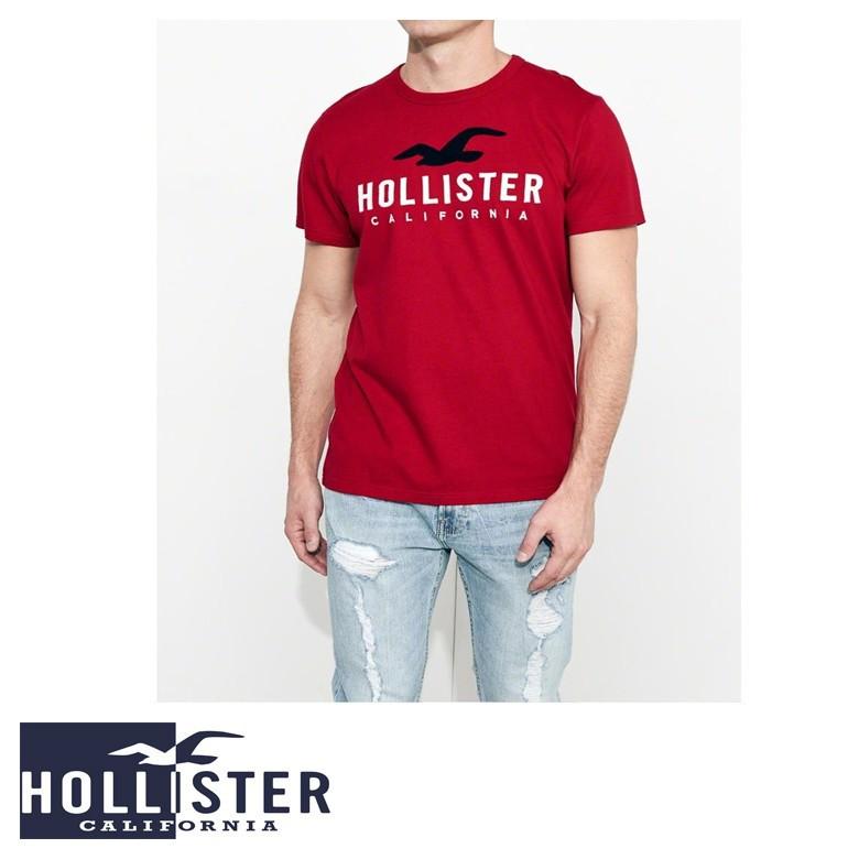 ホリスター Hollister Tee Tシャツ メンズ 半袖 レッド Hco 18tee003 Maroon 通販 Yahoo ショッピング