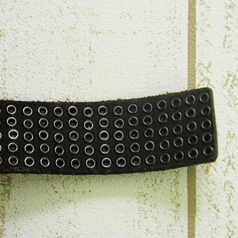 HTC エイチティーシー ベルト メンズ 5000スタッズ スタッズ 革 レザー ヴィンテージ ダークブラウン | HTC | 03