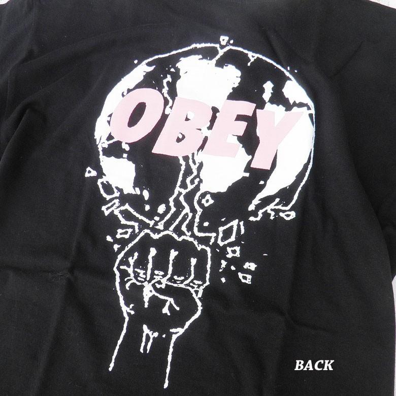 オベイ OBEY Tシャツ 半袖Tシャツ ストリートブランド ストリート系 ブランド スケーター アメカジ ファッション ブラック | OBEY | 01