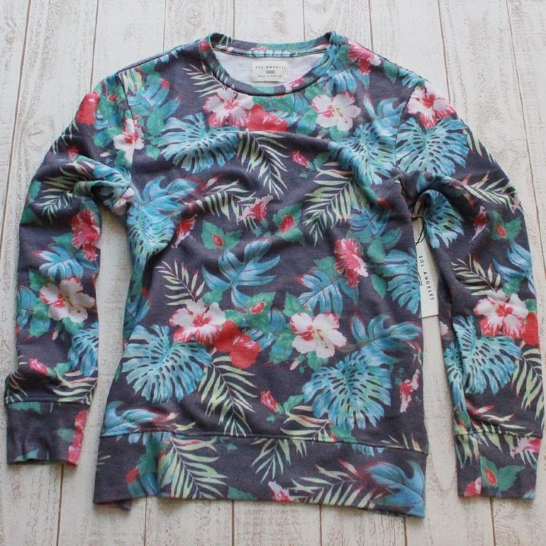 SOL ANGELES　ソル・エンジェルス スウェットクルー メンズ 半袖　総柄 | SOL ANGELS | 01