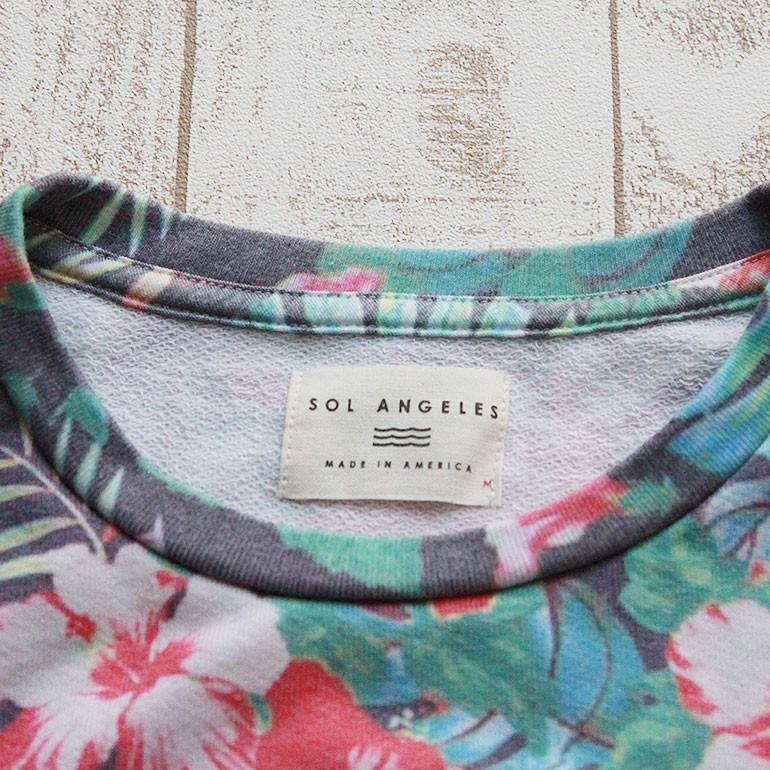 SOL ANGELES　ソル・エンジェルス スウェットクルー メンズ 半袖　総柄 | SOL ANGELS | 03