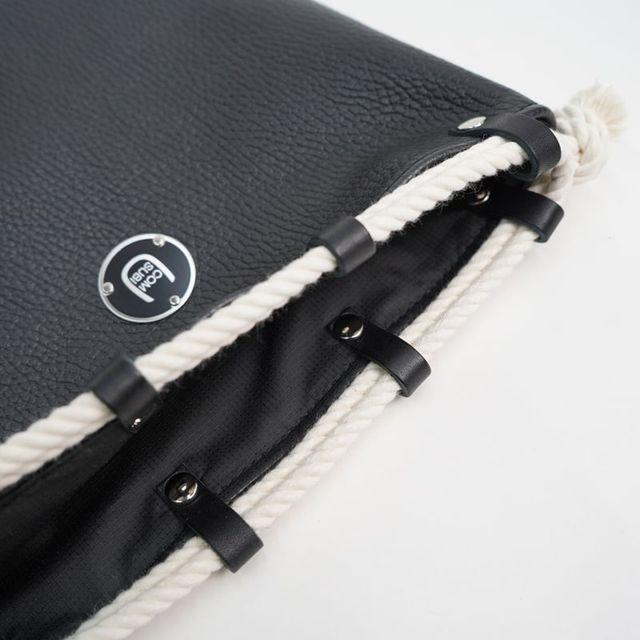 COMUSUBI (コムスビ) ／ COMUSUBI BAG "Leather" -Black-｜maroonwebstore｜04