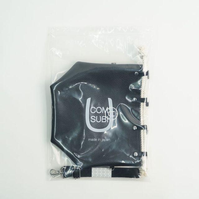COMUSUBI (コムスビ) ／ COMUSUBI BAG "Leather" -Black-｜maroonwebstore｜07