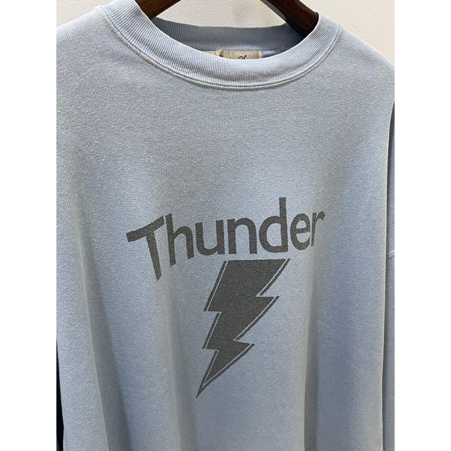 REMI RELIEF  SP加工裏毛クルー(THunder)｜maroonwebstore｜04