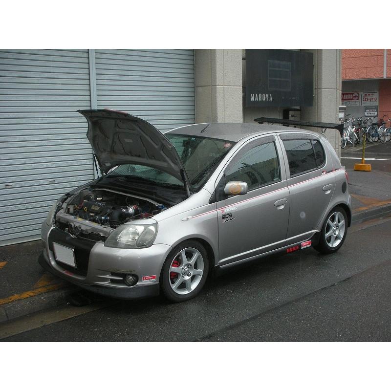 トヨタ：ヴィッツ RS［NCP13］ボンネットダンパー　シルバーカーボン | 