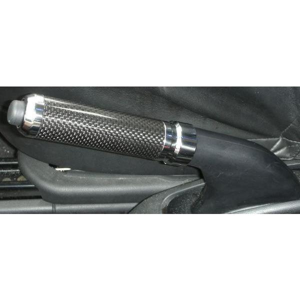 【絶版 マツダスピード】サイドブレーキグリップ パーキングブレーキレバー(本革/アルミ) MAZDASPEED(マツダスピード)の