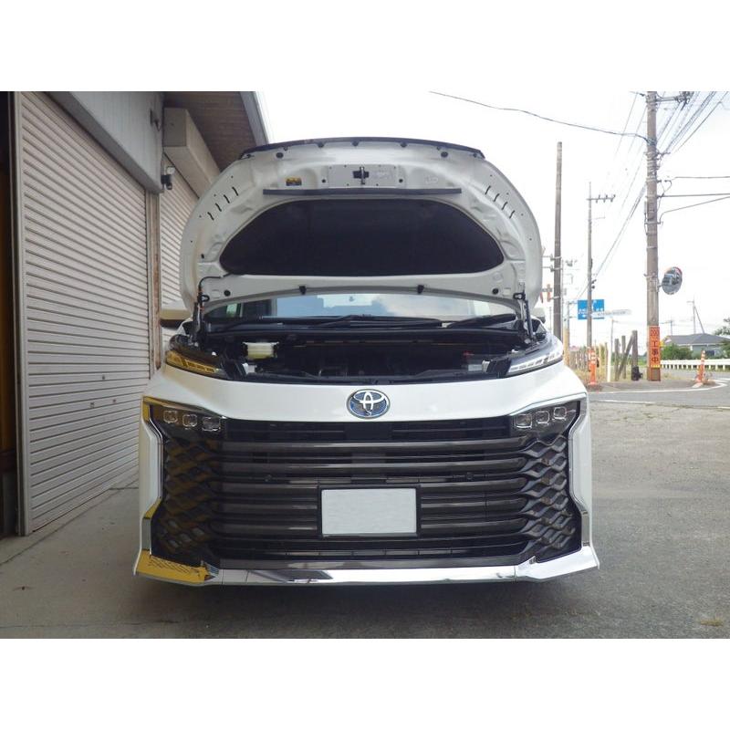 トヨタ：ヴォクシー［ZWR90W］用ボンネットダンパー　ブラックカーボン |  | 01