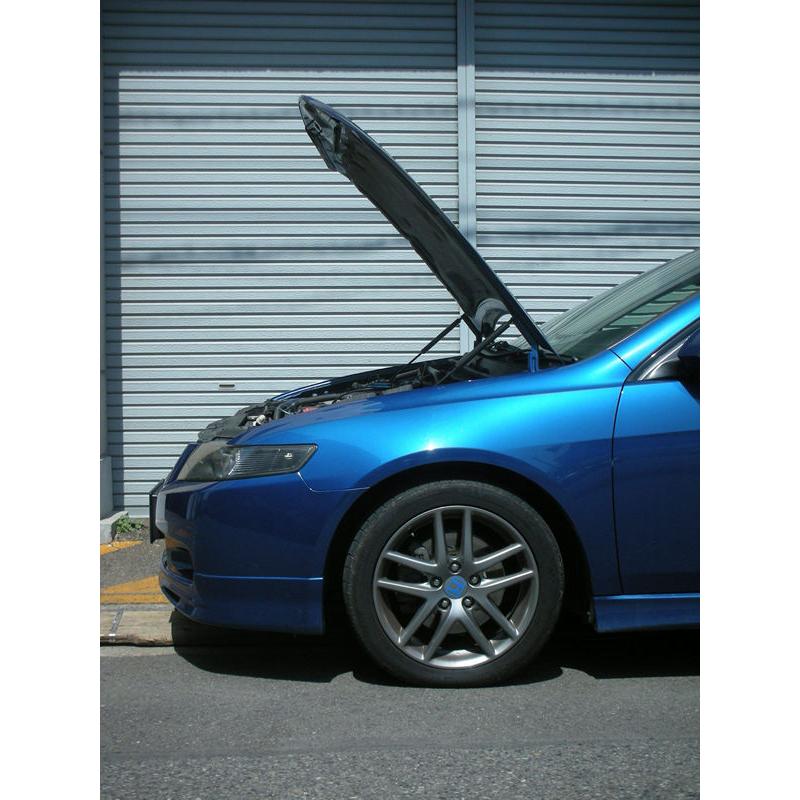 ホンダ：アコードユーロＲ［CL7］用ボンネットダンパー　ブラックカーボン |  | 01