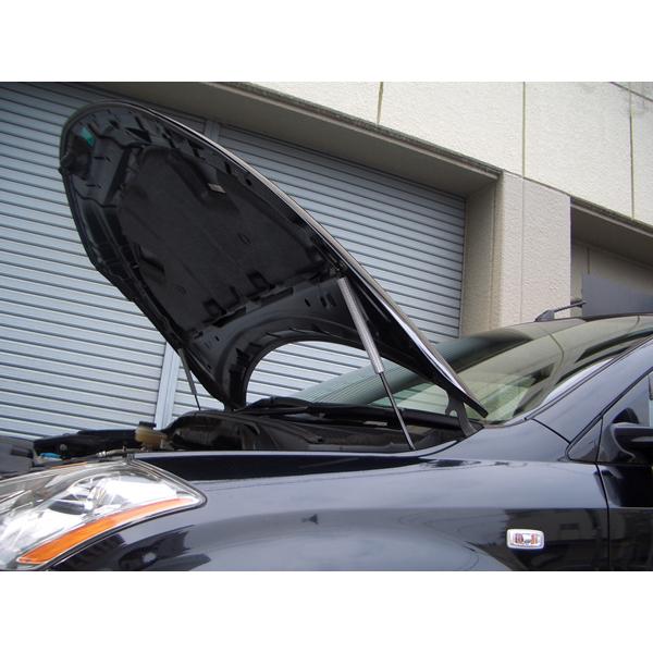 日産：ムラーノ［PNZ50］　ボンネットダンパー・ブラックカーボン | 