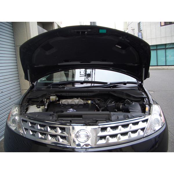 日産：ムラーノ［PNZ50］　ボンネットダンパー・ブラックカーボン |  | 01