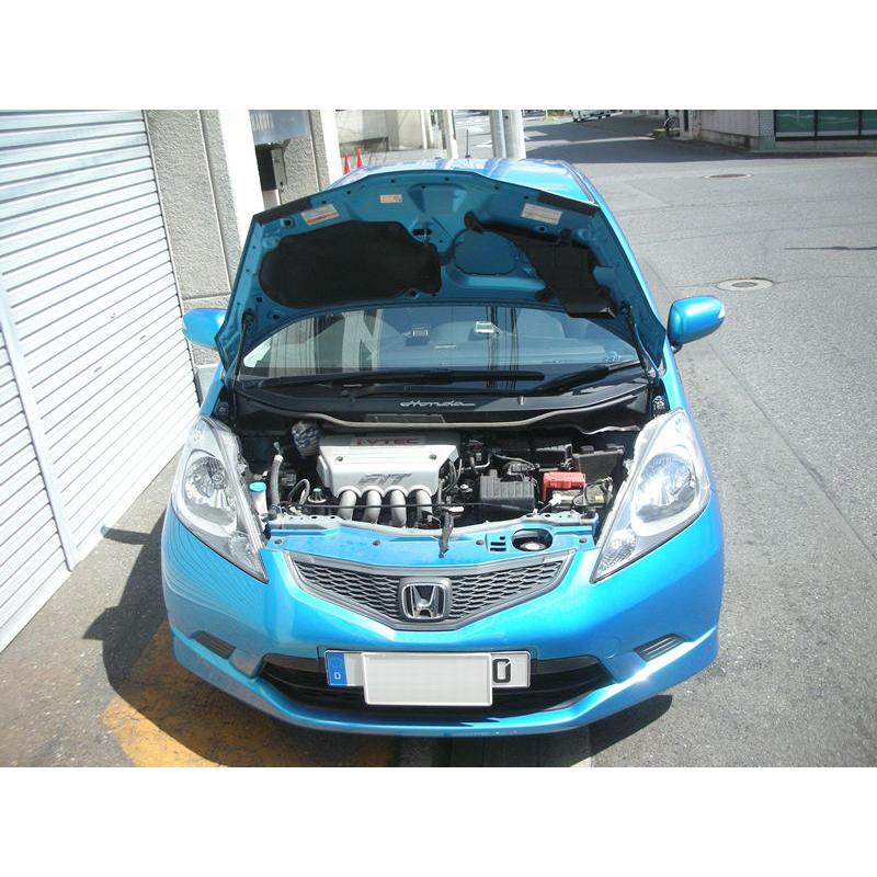 ホンダ：ボンネットダンパー　フィット[GE6]　シルバーカーボン |  | 01