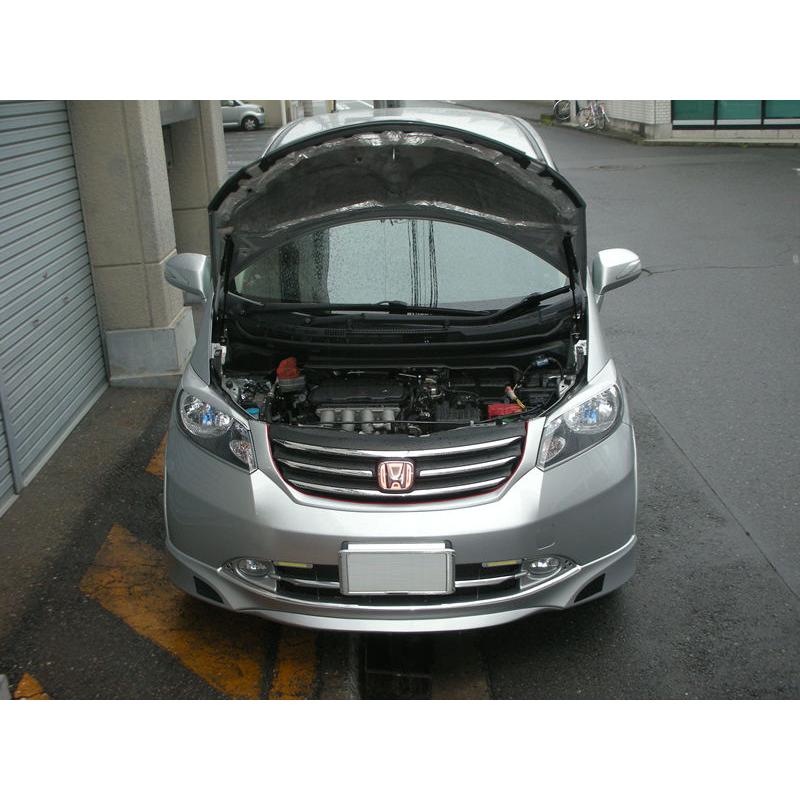 ホンダ：フリード［GB3］用ボンネットダンパー　シルバーカーボン |  | 01