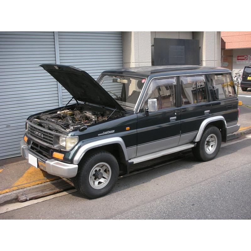 トヨタ：ランドクルーザー［KZJ78］用ボンネットダンパー ブラック