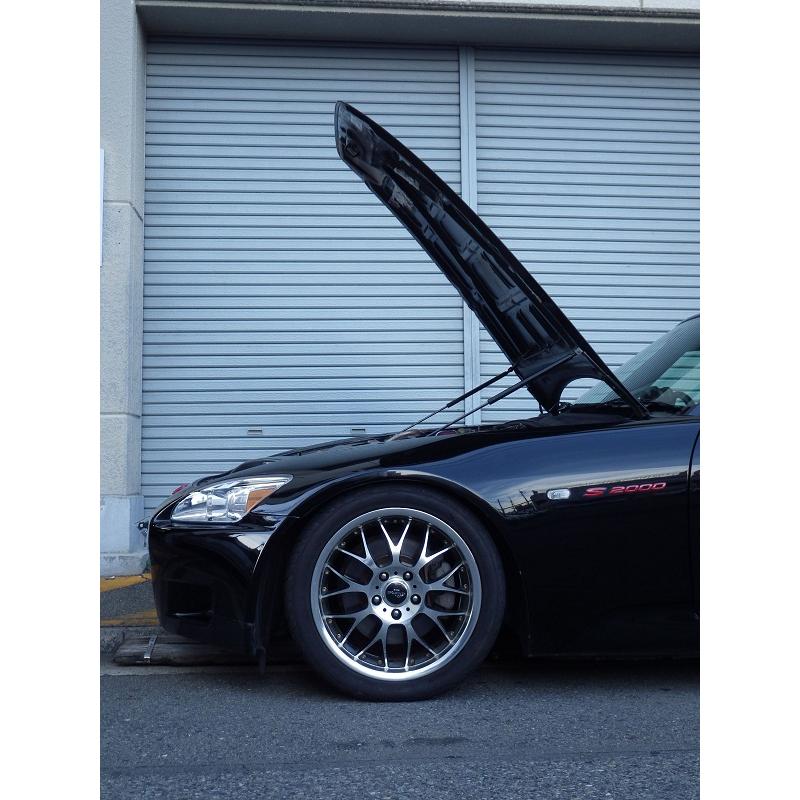 ホンダ：S2000［AP1］　ボンネットダンパー　シルバーカーボン |  | 02