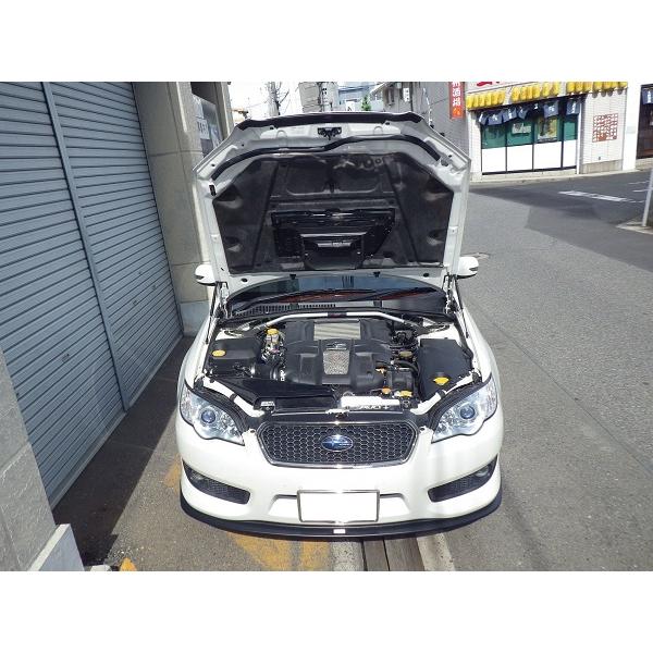 スバル　レガシィ　ＢＰ・ＢＬ用ボンネットダンパー　中古品 スバル：レガシィ［BP5/BL5］用ボンネットダンパー ブラックカーボン