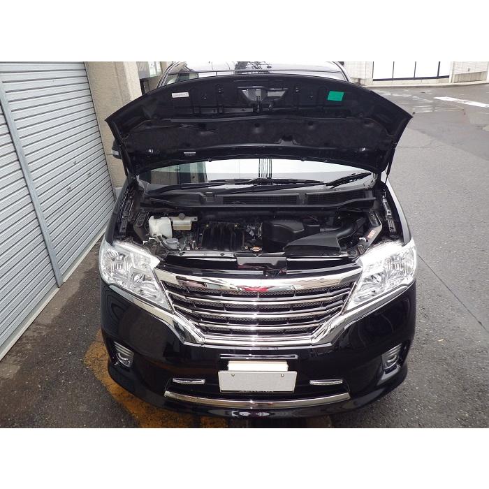 ニッサン：セレナ[C26]ボンネットダンパー　ブラックカーボン |  | 01