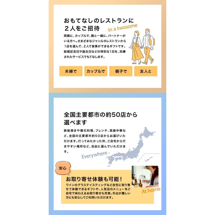 体験ギフト カタログギフト 父の日 グルメ お祝い 結婚 プレゼント 食事 レストランギフト（BROWN）内祝い お返し 結婚 退職 誕生日 出産 記念日_3