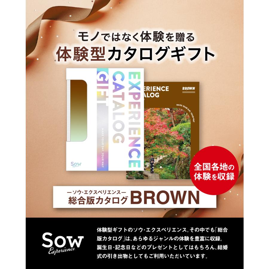 ソウ・エクスペリエンス（SOW EXPERIENCE） 体験ギフト カタログギフト
