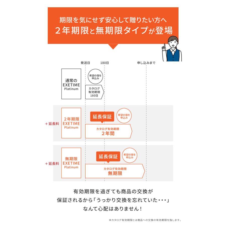EXETIME（エグゼタイム） 旅行 無期限 カタログギフト 3万円