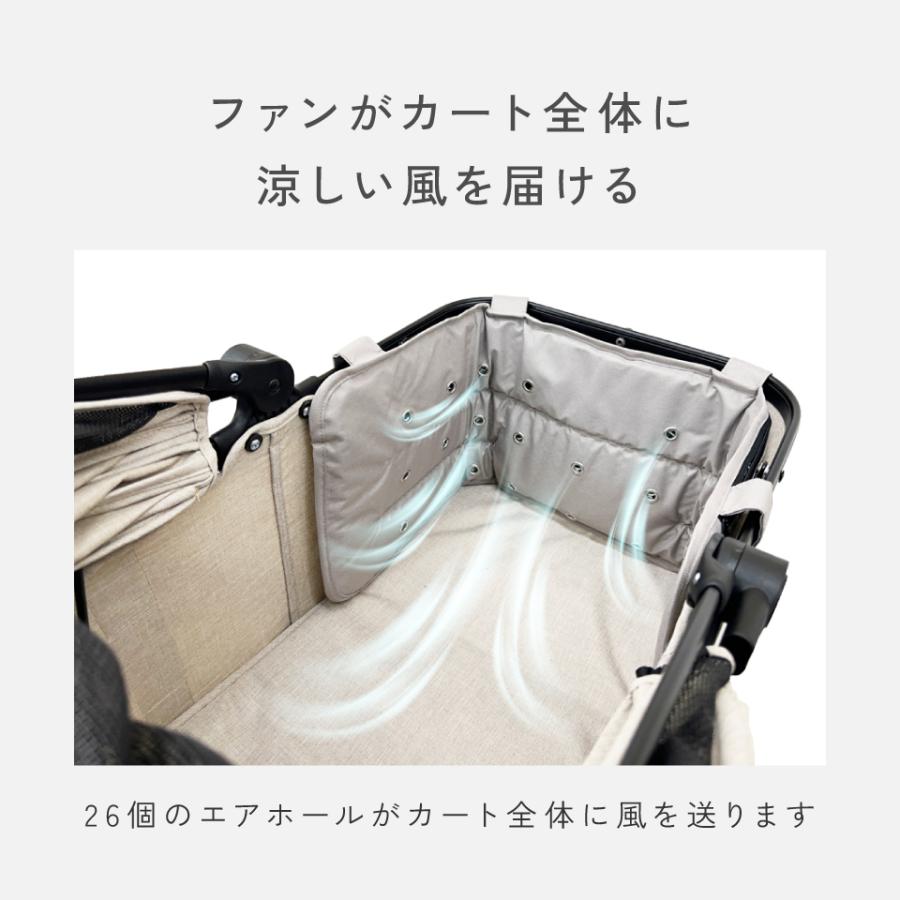 ファン付きペットカートシート PEPEL 本体のみ ファンシート ペット