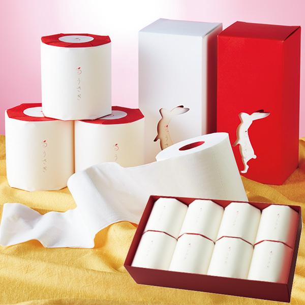 お中元 ギフト 内祝い お返し 出産祝い 結婚祝い うさぎ 高級トイレットペーパー 8ロール 望月製紙 TVで話題 芸能人御用達 愛用 プレゼント（Yahoo!・公式 ギフトフィールドマリー Yahoo!店）
