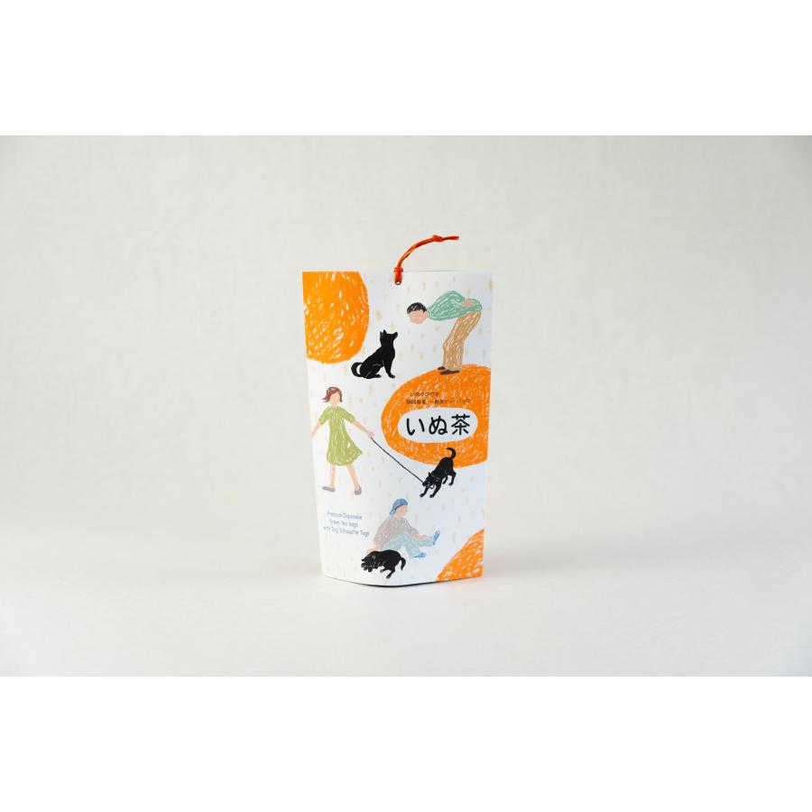 いぬ茶 いぬタグ付 いぬ茶 静岡県産一番茶葉ティーバッグ6個入 緑茶