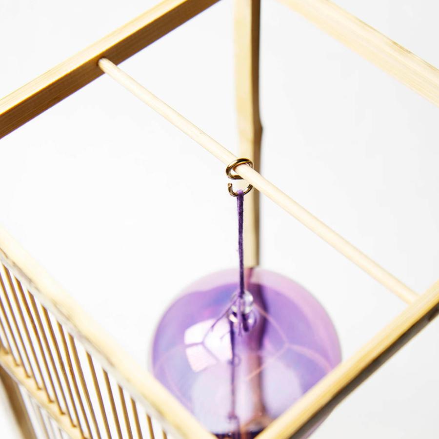 篠原風鈴本舗 江戸風鈴風鈴用 卓上竹スタンド ニュータイプ【江戸風鈴