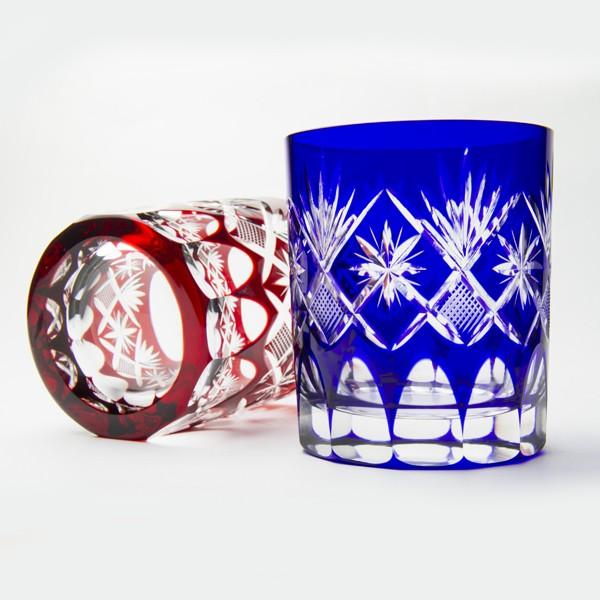 江戸切子 グラス4個セット 星切子 江戸切子 ペア冷酒杯＜星芒＞ | カガミクリスタル