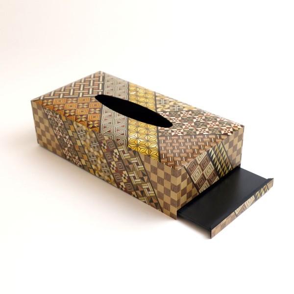 寄木細工 ティッシュケース 日本製 露木木工所 誕生日プレゼント