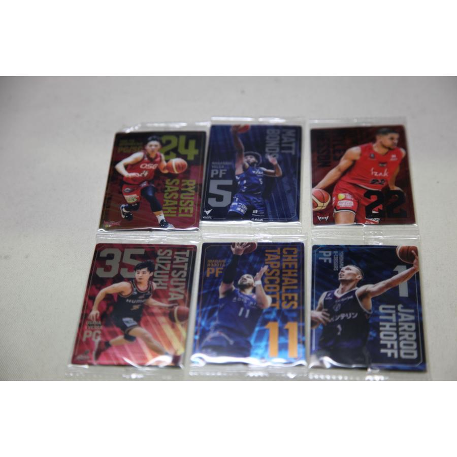 Bリーグ ツインウエハース カード 6枚 まとめ売り 未開封 ★0003 O-1 | 