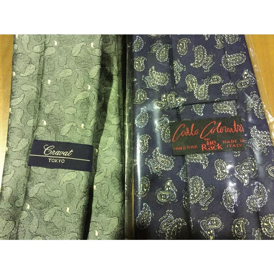 ネクタイ 2本まとめ売り 日本製 イタリア製 クラバット ペイズリー柄 未使用 ★0043 A-3 |  | 02