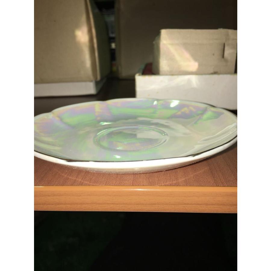 ティーポット １つ ティーカップ ソーサー 5客 セット 受け皿 コースター 陶器 ラスター仕上げ 未使用 ★0047 B-2 |  | 05