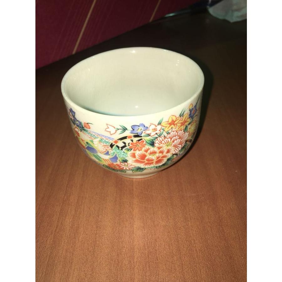 九谷焼 急須 湯呑み 5客 セット 陶器 白 花柄 茶器 未使用 ★0055 B-2 |  | 03