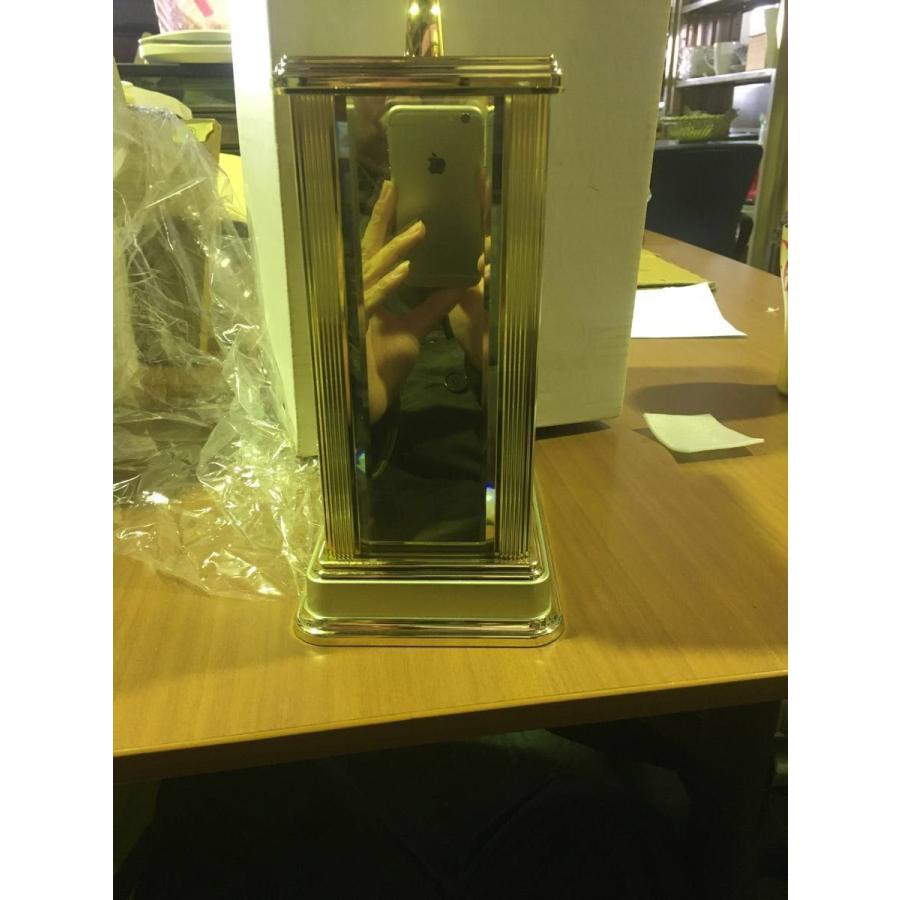 SEIKO セイコー クォーツ クロック 回転飾り付き 置き時計 ゴールド 金色 動作確認済み 取扱説明書付き 未使用 ★0061 B-4 |  | 02