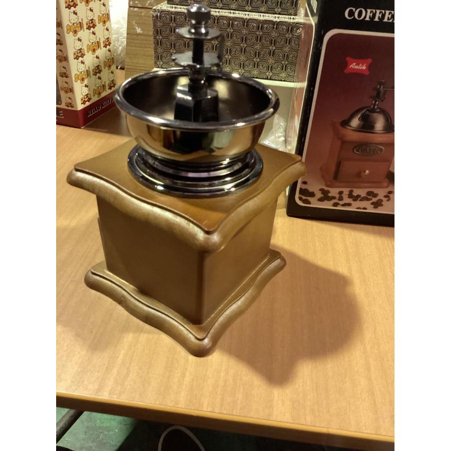 コーヒーグラインダー 手挽き コーヒーミル レトロ風 オブジェ アンティーク 未使用  ★0068 A-4 |  | 03