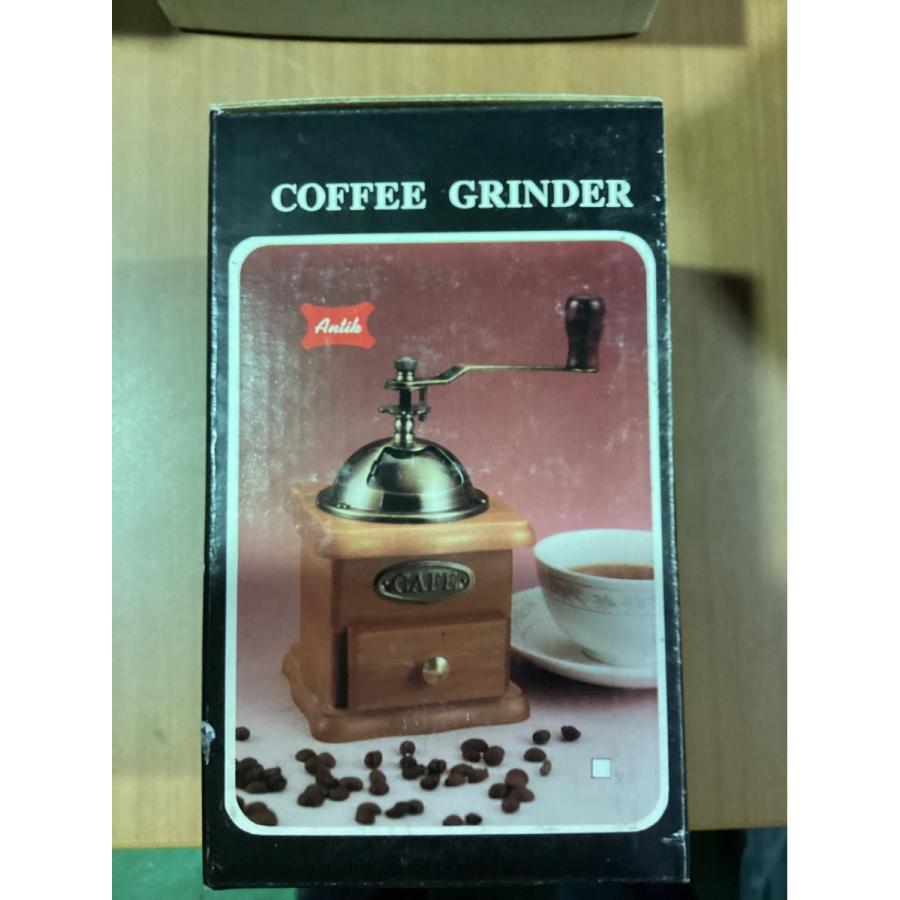 コーヒーグラインダー 手挽き コーヒーミル レトロ風 オブジェ アンティーク 未使用  ★0068 A-4 |  | 04