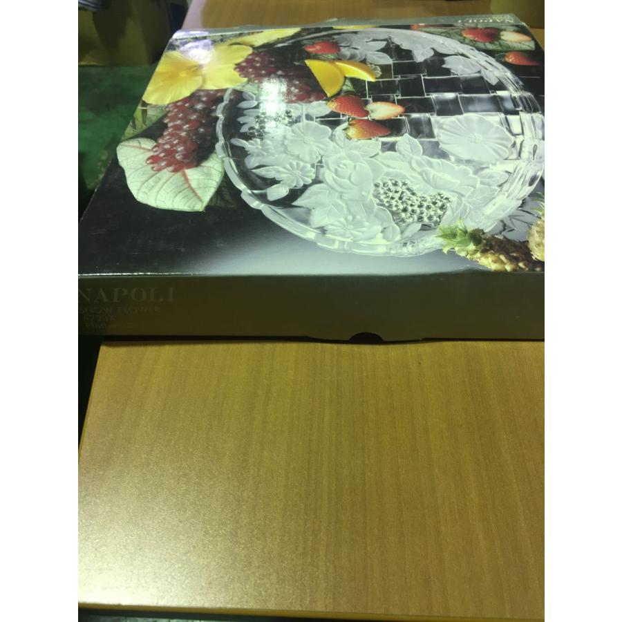 SOGA ガラス製　マスカット柄　大皿　フルーツ皿　お菓子皿　刺身皿　未使用 ★0232 A-1 |  | 05