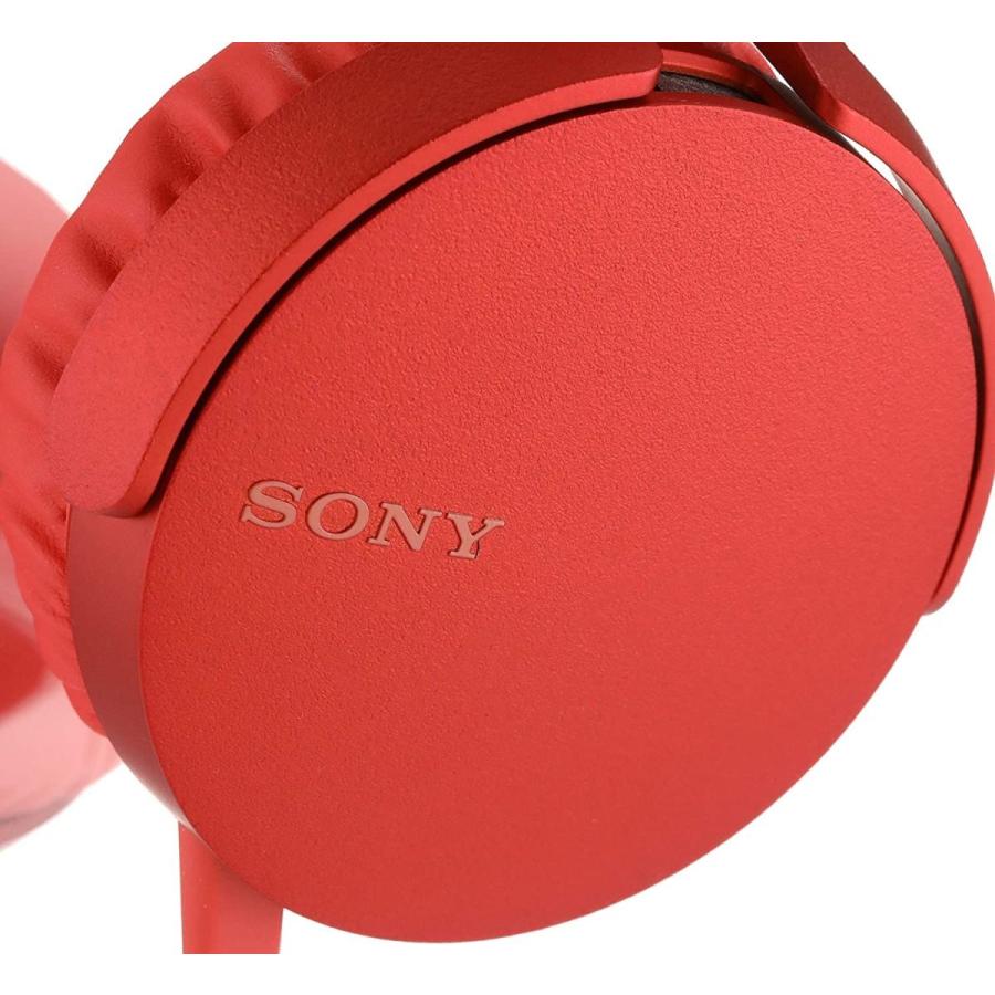 気質アップ ソニー ヘッドホン 重低音モデル Mdr Xb550ap 折りたたみ式 リモコン マイク付き レッド Mdr Xb550ap R 独創的 Www Aqtsolutions Com