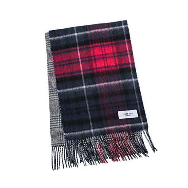 憧れ メンズ 厚手 大判 マフラー カシミア マフラー カシミヤ F ネイビー レッド チェック柄 ロング 男性 100 ストール チェック 財布 帽子 ファッション小物 Rankinengineering Com