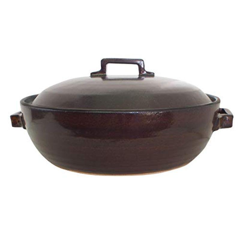 新品超特価 マルヨシ陶器 セラミック加工 Ih 土鍋 Style Brown 9号 茶 3 0l 土鍋 Ih対応 おしゃれ 9号 M1080 激安商品 Www Superavila Com
