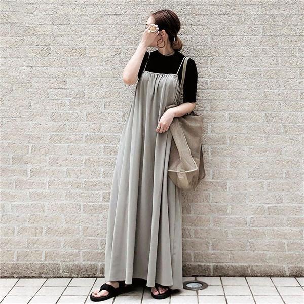 送料無料 サロペットワンピース マキシ丈 無地 ロング丈 ジャンパースカート 春夏 ゆったり 体型カバー 重ね着 無地 ゆったり 着痩せ 44apr21ddlyq03 Mars Color 通販 Yahoo ショッピング
