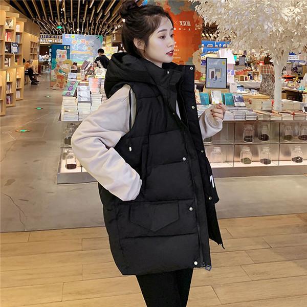 激安 中綿ベスト レディース フード付き 中綿ベスト ロング丈 フード付き ゆったり 秋 冬 アウター 防寒着 おしゃれ 着やせ アウター 44decnckmbx06 Mars Color 通販 Yahoo ショッピング