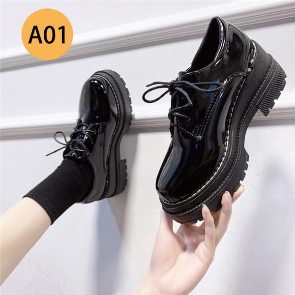 送料無料 レディース 革靴 厚底シューズ ローファー モカシン Jk パンプス 太めヒール 靴ひも 黒 裏起毛 女子靴 オシャレ通勤通学 コンフォート 44decvjkx03 Mars Color 通販 Yahoo ショッピング