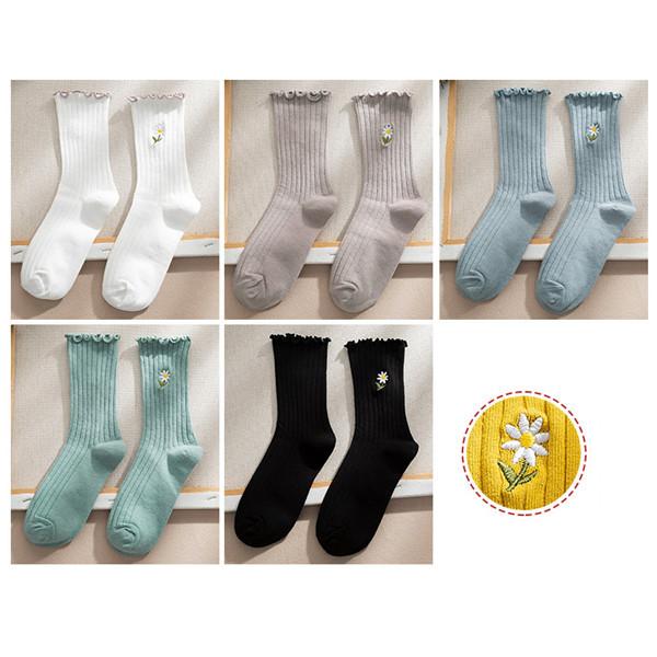 送料無料 激安 靴下 レディース 5足セット ソックス 無地 刺繍 シンプルソックス くつした スポーツ 運動 抗菌 防臭 吸水速乾 カラー14色 44novdw10 Mars Color 通販 Yahoo ショッピング