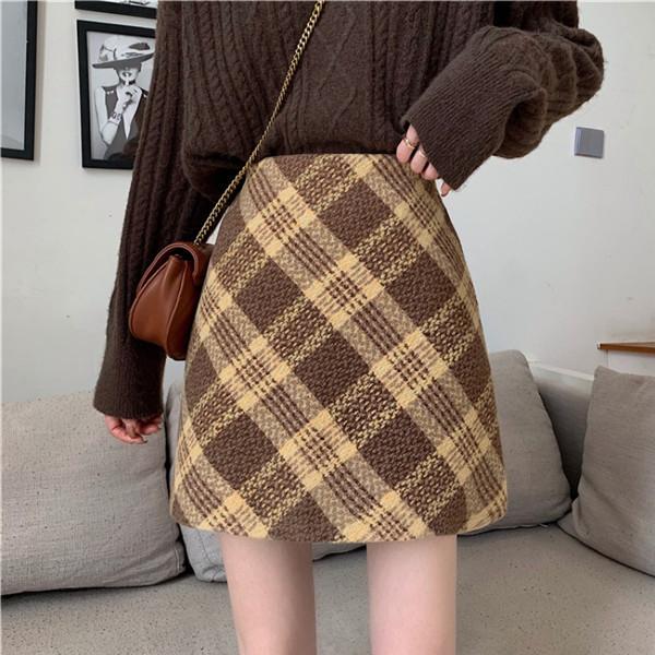送料無料 ストレッチ タイトスカート 台形スカート チェック柄 Aラインスカート ミニスカート スカートミニ セクシー プチプラ 脚長効果 秋 冬 44novvdq12 Mars Color 通販 Yahoo ショッピング