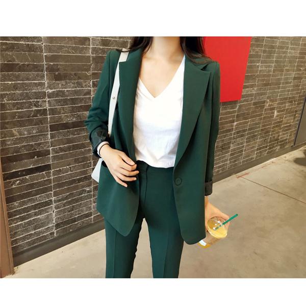 レディース スーツセット 2点セット パンツスーツ ビジネススーツ 女性 春秋新作 テーラード 大きいサイズ 韓国風 着痩せ 体型カバー 大人かわいい 55apr21vxftz08 Mars Color 通販 Yahoo ショッピング
