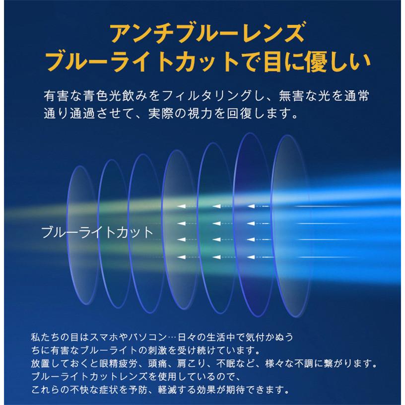 老眼鏡 ブルーライトカット シニアグラス リーディンググラス メガネ メンズ レディース 敬老の日 プレゼント 軽量 男性 女性 おしゃれ コンパクト｜marscolor｜10